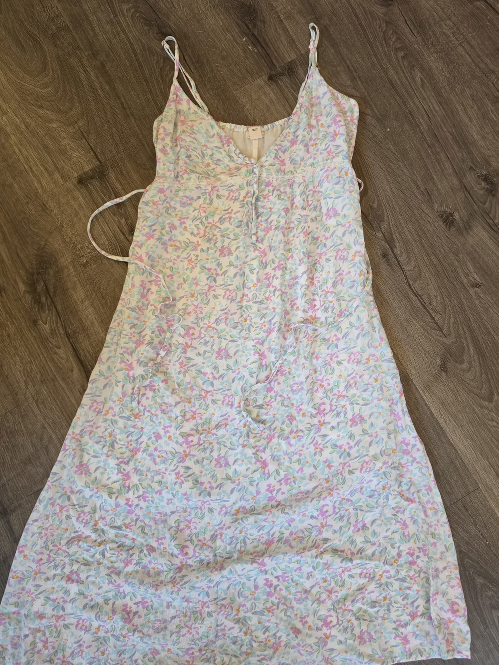 Billabong Pastel Floral Slip Dress in Pink and Mint